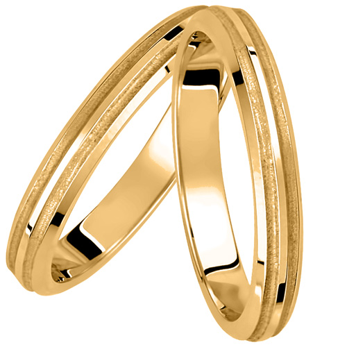 Σετ χρυσές βέρες Κ14