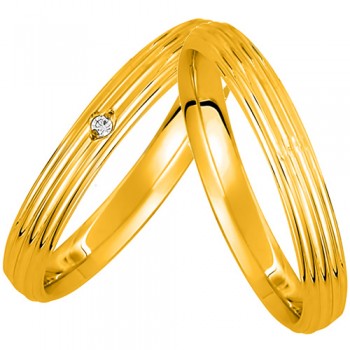 Σετ χρυσές βέρες Κ14