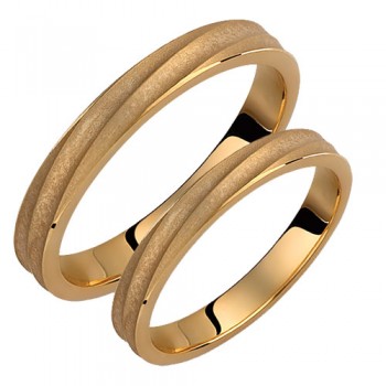 Βέρες απο κίτρινο χρυσό 9 καρατίων