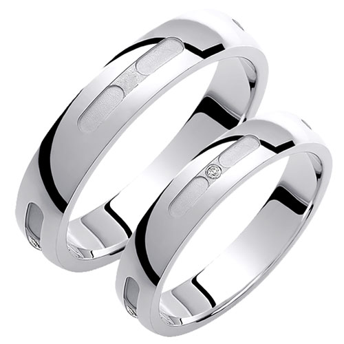 Βέρες από λευκό χρυσό K14