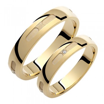 Βέρες από κίτρινο χρυσό 14 καρατίων