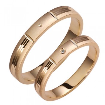 Σετ χρυσές βέρες Κ14