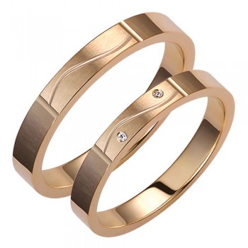 Σετ χρυσές βέρες Κ14