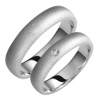 Σετ λευκόχρυσες βέρες Κ14