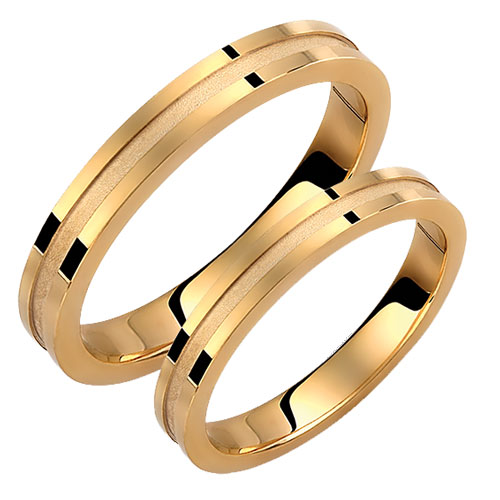 Βέρες απο κίτρινο χρυσό 9 καρατίων