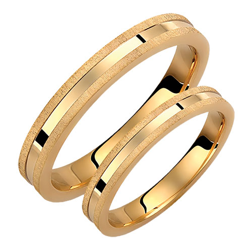 Βέρες απο κίτρινο χρυσό 14 καρατίων