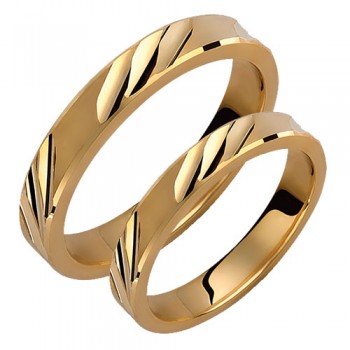 Βέρες απο κίτρινο χρυσό 14 καρατίων