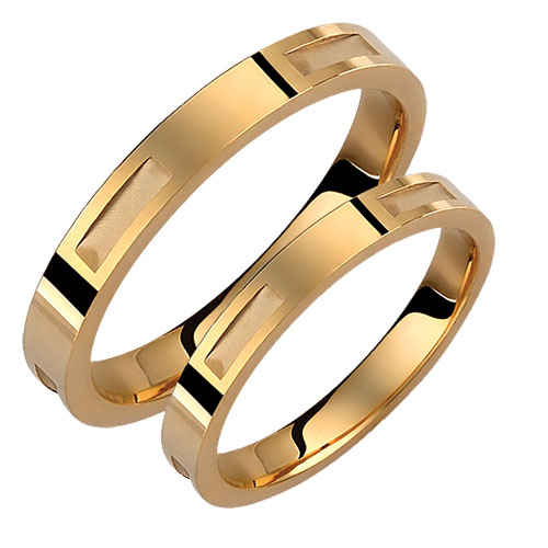 Βέρες απο κίτρινο χρυσό 14 καρατίων