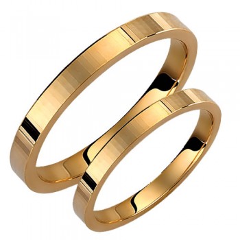 Βέρες από κίτρινο χρυσό 9 καρατίων