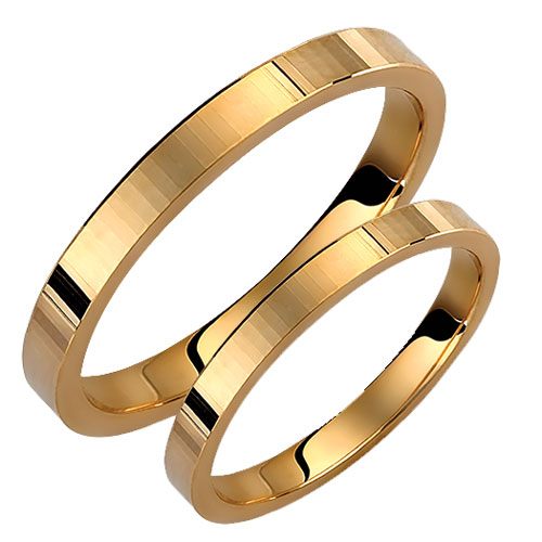 Βέρες απο κίτρινο χρυσό 14 καρατίων