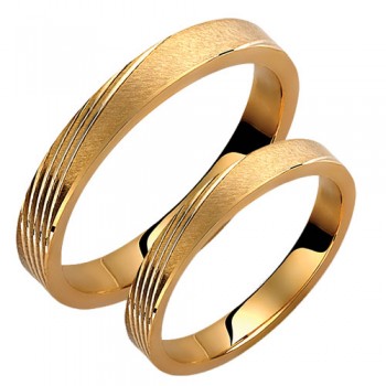 Βέρες απο κίτρινο χρυσό 14 καρατίων