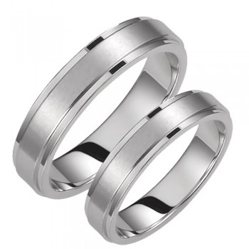 Σετ λευκόχρυσες βέρες Κ14