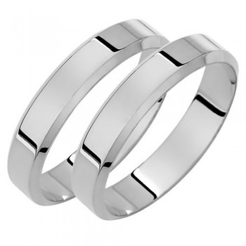 Σετ λευκόχρυσες βέρες Κ14