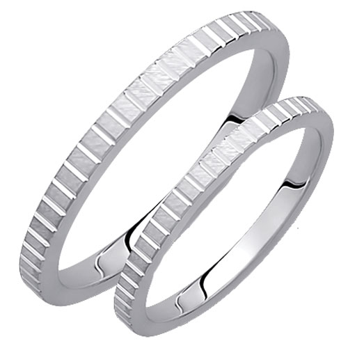 Λευκόχρυσες βέρες Κ14