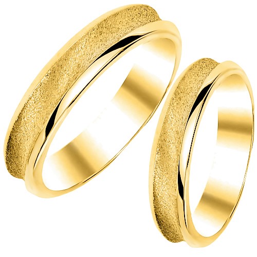 Σετ χρυσές βέρες Κ14