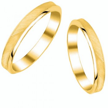 Σετ χρυσές βέρες Κ14