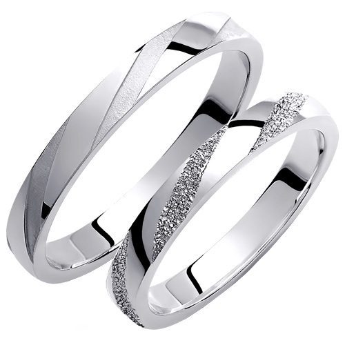 Βέρες από λευκό χρυσό K14