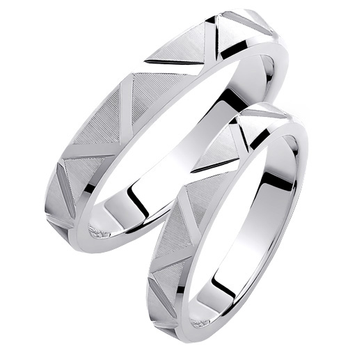 Βέρες από λευκό χρυσό K14