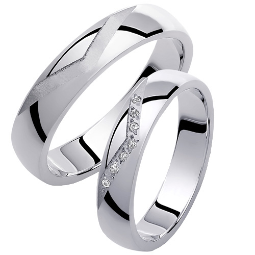 Βέρες από λευκό χρυσό K14