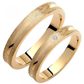 Βέρες απο κίτρινο χρυσό 14 καρατίων