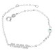 Λευκόχρυσο βραχιόλι mama Κ14