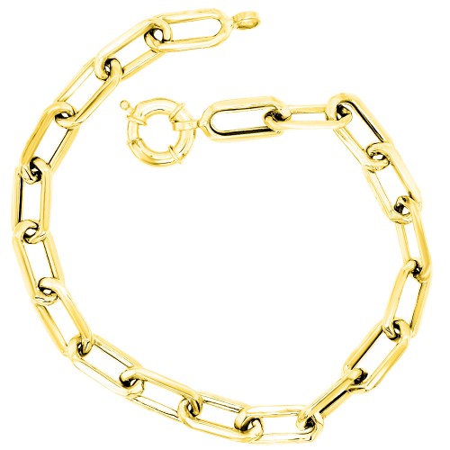 Χρυσό βραχιόλι αλυσίδα Κ14