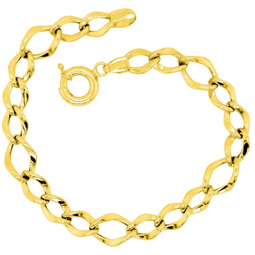 Χρυσό βραχιόλι αλυσίδα Κ14