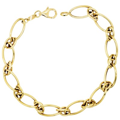 Χρυσό βραχιόλι αλυσίδα Κ14