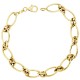 Χρυσό βραχιόλι αλυσίδα Κ14