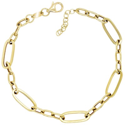 Χρυσό βραχιόλι αλυσίδα Κ14