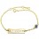 Χρυσό βραχιόλι "Νονά" Κ14