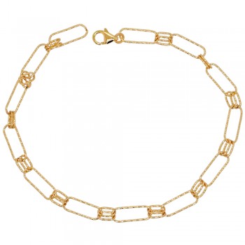Χρυσό βραχιόλι αλυσίδα Κ14
