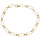 Χρυσό βραχιόλι αλυσίδα Κ14