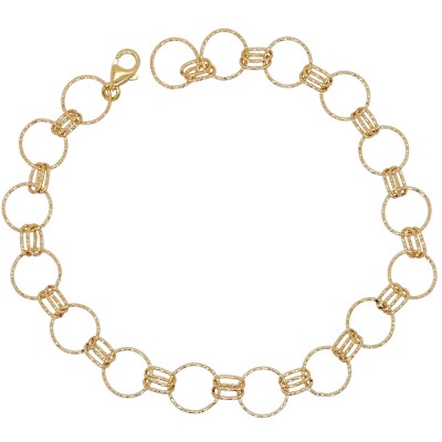 Χρυσό βραχιόλι αλυσίδα Κ14