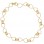 Χρυσό βραχιόλι αλυσίδα Κ14
