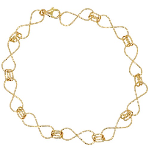 Χρυσό βραχιόλι αλυσίδα Κ14