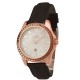Γυναικείο ρολόι Anell Crystals Leather Watch