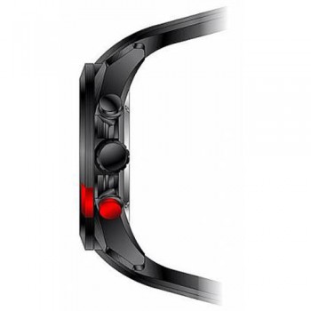 Ανδρικό ρολόι Anell Chronograph Black Rubber Strap