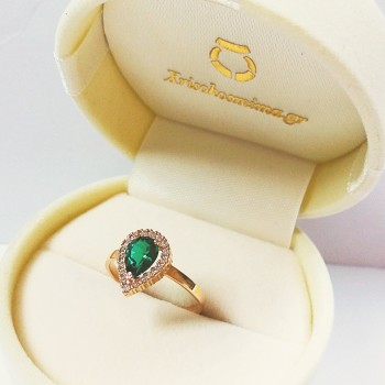 Δαχτυλίδι από ροζ χρυσό Κ14