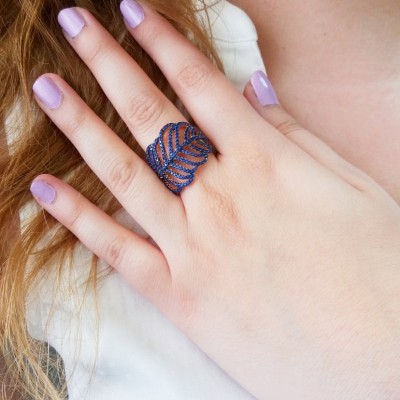 Ασημένιο δαχτυλίδι 925 σε ροζ χρώμα με ζιργκόν