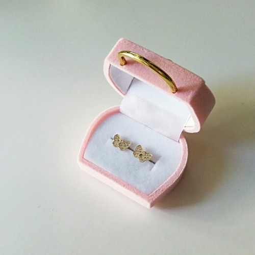 Παιδικά χρυσά σκουλαρίκια Κ9