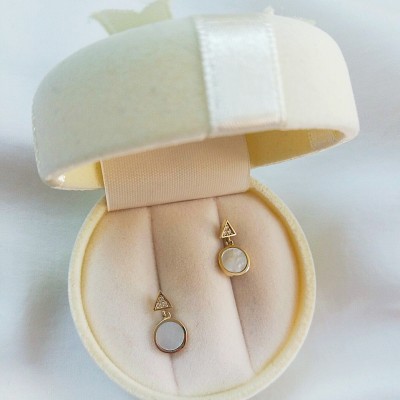 Χρυσά σκουλαρίκια κύκλοι Κ14