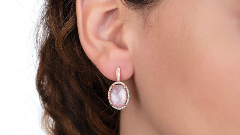 Λαμπερά σκουλαρίκια