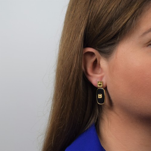 Bohm σκουλαρίκια από ανοξείδωτο ατσάλι