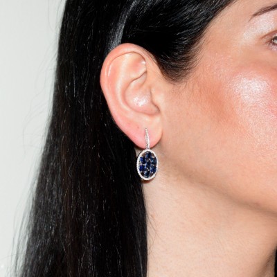 Ασημένιο σετ κοσμημάτων 925 με κολιέ και σκουλαρίκια