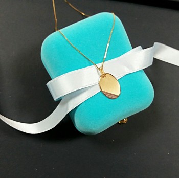 Χρυσό μενταγιόν Κ14 με αλυσίδα