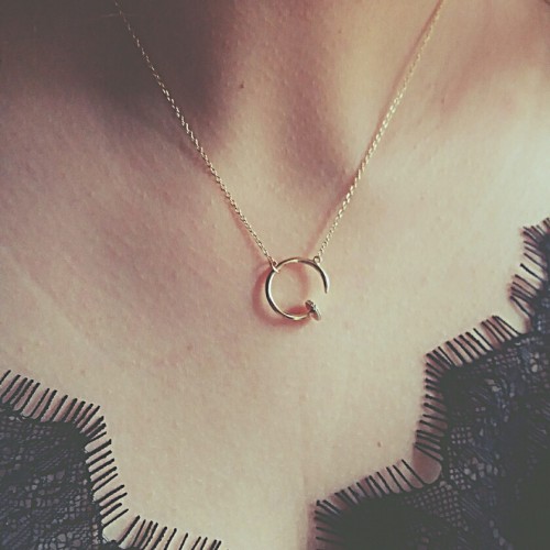 Ασημένιο επιχρυσωμένο κολιέ 925