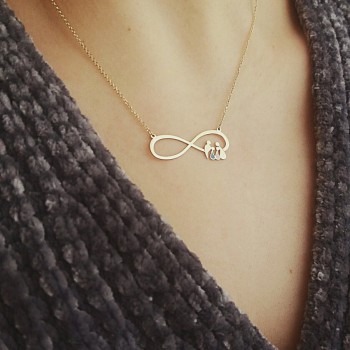 Χρυσό κολιέ οικογένεια Κ9