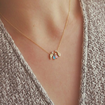 Χρυσό κολιέ οικογένεια Κ14