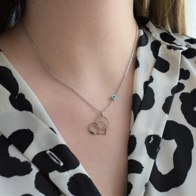 Ασημένιο κολιέ μαμά 925